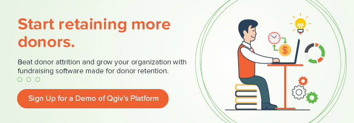 Learn more about boosting donor retention with a demo of Qgiv.